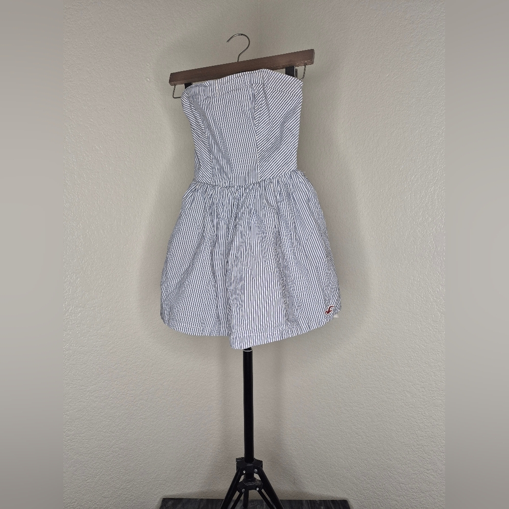 Hollister White Smocked Top